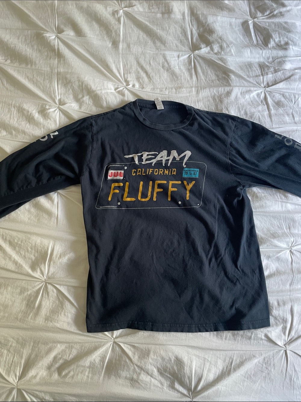 Team Fluffy California Long Sleeve Tee - Blue